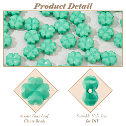 200 шт. Непрозрачные акриловые бусины&nbsp;SACR-HS0001-01