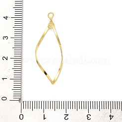 925 подвеска-коннектор в виде витого листа из стерлингового серебра&nbsp;STER-R010-01G