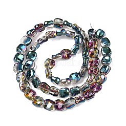 Стеклянные бусины с гальваническим покрытием &nbsp;EGLA-N012-07V