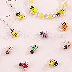 12шт 6 цвета бусины лэмпворк ручной работы&nbsp;LAMP-SC0001-56