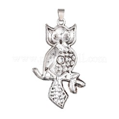 Тибетский стиль сплав горный хрусталь большие кулоны&nbsp;ALRI-F061-001AS