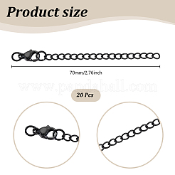 20 шт. удлинители цепи из нержавеющей стали 304&nbsp;FIND-UN00021