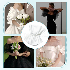 Съемные пышные рукава из полиэстера&nbsp;DIY-WH0430-407