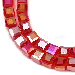 Гальванизируйте прозрачное стекло бисер нитей&nbsp;EGLA-B011-07A-AB04