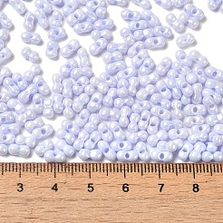 Непрозрачные цвета блестящие стеклянные бусины&nbsp;SEED-B001-01A-11