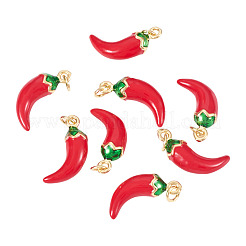 Кулоны с эмалью из латуни&nbsp;KK-TA0002-55