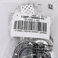 100 шт. 100 стиля подвески из сплава в тибетском стиле&nbsp;TIBEP-YW0002-01