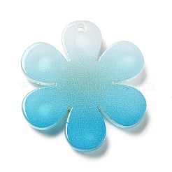 Прозрачные акриловые подвески градиентного цвета&nbsp;X-OACR-H004-01D