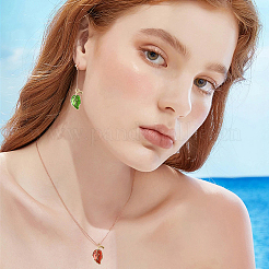 30шт 5 цвета сплава эмалевые подвески&nbsp;ENAM-YW0006-05