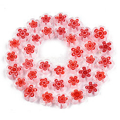 Ручной работы стеклянная бусина тысячецветник нитей&nbsp;LAMP-N029-017D-21