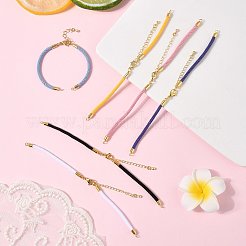 6 шт. 6 цвета нейлоновых шнуров для изготовления браслетов&nbsp;AJEW-FS0001-38