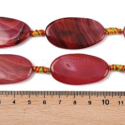 Натуральные полосатые агатовые бусы&nbsp;G-F825-H01-01