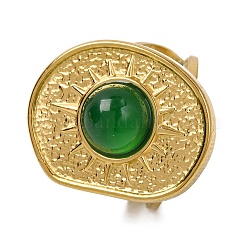 Кольца из натурального смешанного камня&nbsp;RJEW-Q822-35G