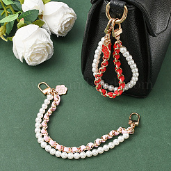 2 шт. 2-цветный сплав&nbsp;AJEW-SC0004-10D