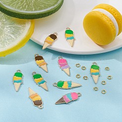 Подвески из сплава с эмалью на летнюю тематику&nbsp;ENAM-YW0002-86G