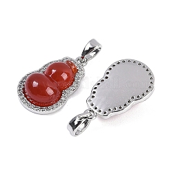 Латунные микро проложить кубического циркония подвески&nbsp;KK-U043-35P-01