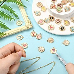 52 шт. Подвески из сплава с эмалью&nbsp;ENAM-CJ0007-07C