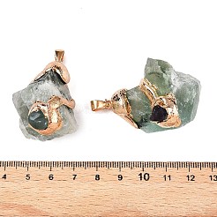 Необработанные грубые подвески из натурального зеленого флюорита&nbsp;G-T138-175A