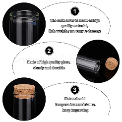 48 набор пустых стеклянных пробирок&nbsp;AJEW-BC0009-76