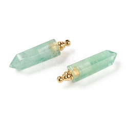 Ограненные натуральные флюоритовые заостренные подвески&nbsp;G-H252-F02