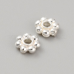 925 стерлингов серебряные шарики Spacer&nbsp;STER-WH0016-13C