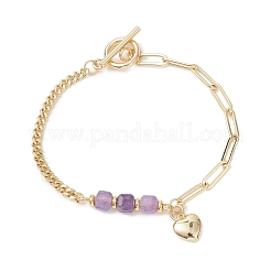 Латунь шарм браслеты&nbsp;BJEW-JB13363