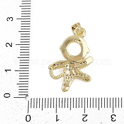 Латунные микропаве из прозрачного кубического циркония&nbsp;LS-KK-D409-19G