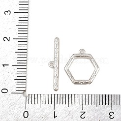 Шестигранные латунные застежки-тоглы&nbsp;KK-G548-40P