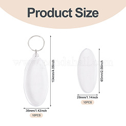 10 шт. акриловые брелки&nbsp;KEYC-TA0001-62A