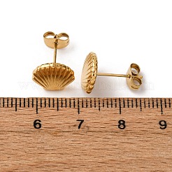 Серьги-гвоздики из нержавеющей стали 304&nbsp;EJEW-Z134-01G