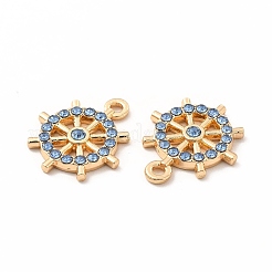 Подвески со стразами из экологически чистого сплава&nbsp;FIND-A025-01G-03