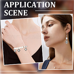 72шт 4 стиля подвески из сплава в тибетском стиле&nbsp;FIND-SC0019-40AS