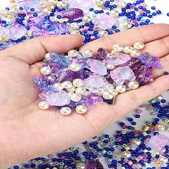 Тема океана: раскрашенные стеклянные бусины своими руками&nbsp;DIY-YW0008-82B