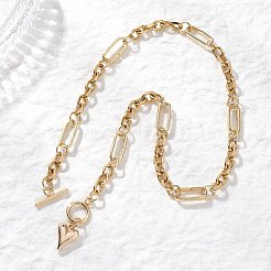 Подвеска в форме сердца из нержавеющей стали 304 или ожерелья для женщин&nbsp;NJEW-JN05632