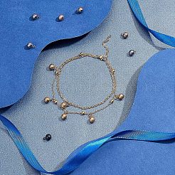 30 шт. 5-цветное ионное покрытие (IP) из нержавеющей стали 304&nbsp;STAS-UN0027-57