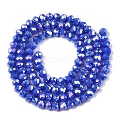 Стеклянные бусины с гальваническим покрытием &nbsp;EGLA-A044-P4mm-B32