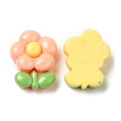 Мультяшные непрозрачные кабошоны из смолы&nbsp;X-RESI-C039-03E