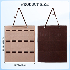 Фетровая подвесная сумка для хранения солнцезащитных очков&nbsp;AJEW-WH20006-67D