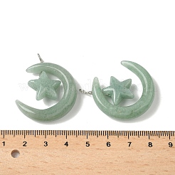 Естественный зеленый авантюрин подвески&nbsp;G-Z086-01P-24