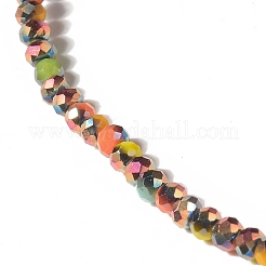 Гальванические стеклянные бусины&nbsp;GLAA-G097-02A-01