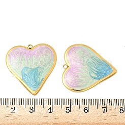 Подвески из нержавеющей стали 304 с эмалью&nbsp;STAS-V015-42G-01