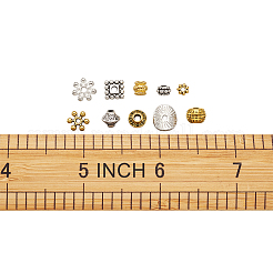 Тибетском стиле сплав Шарики прокладки&nbsp;PALLOY-TA0001-51