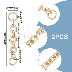 2 шт. удлинители для ремня кошелька из сплава&nbsp;FIND-UN0002-13LG