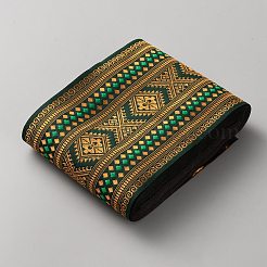 Широкая лента из полиэстера и жаккарда&nbsp;OCOR-WH20006-71A