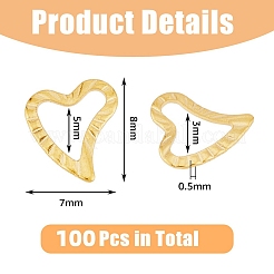 100 шт. соединительные кольца из нержавеющей стали 304&nbsp;STAS-DC0015-20