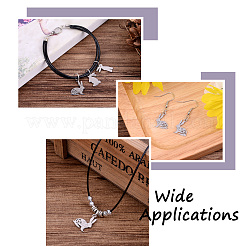 32 шт. 4 стиля подвески в виде кролика из нержавеющей стали 304&nbsp;STAS-TA0002-13P