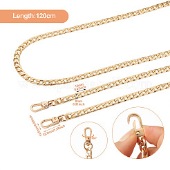 3 шт. ремни для сумок из сплава&nbsp;DIY-BT0001-50