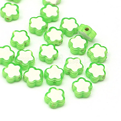 Прозрачные цветок акриловые бусины&nbsp;TACR-Q007-02