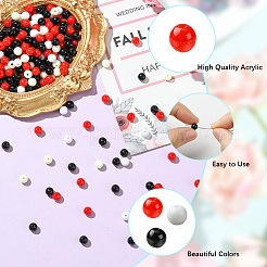 Непрозрачные акриловые бусины&nbsp;SACR-PA0001-04A-03