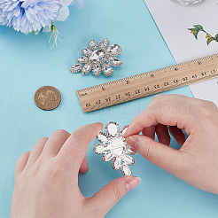 2шт брошь из серебряного сплава&nbsp;JEWB-FG0001-55A